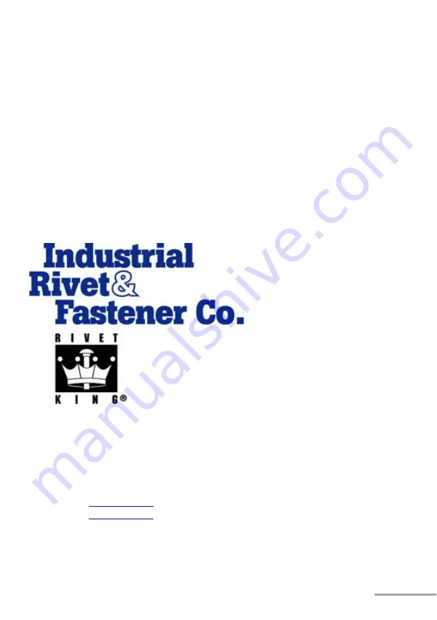 Rivet King FreeSet RK-777C-1Q Operating Instructions Manual Download Page 11