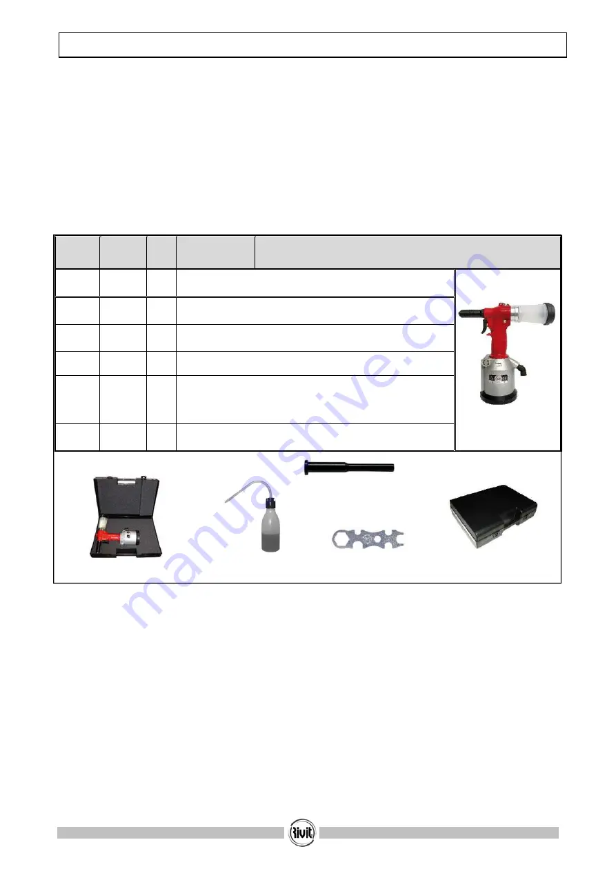 RIVIT 3187100 Instruction Manual Download Page 13