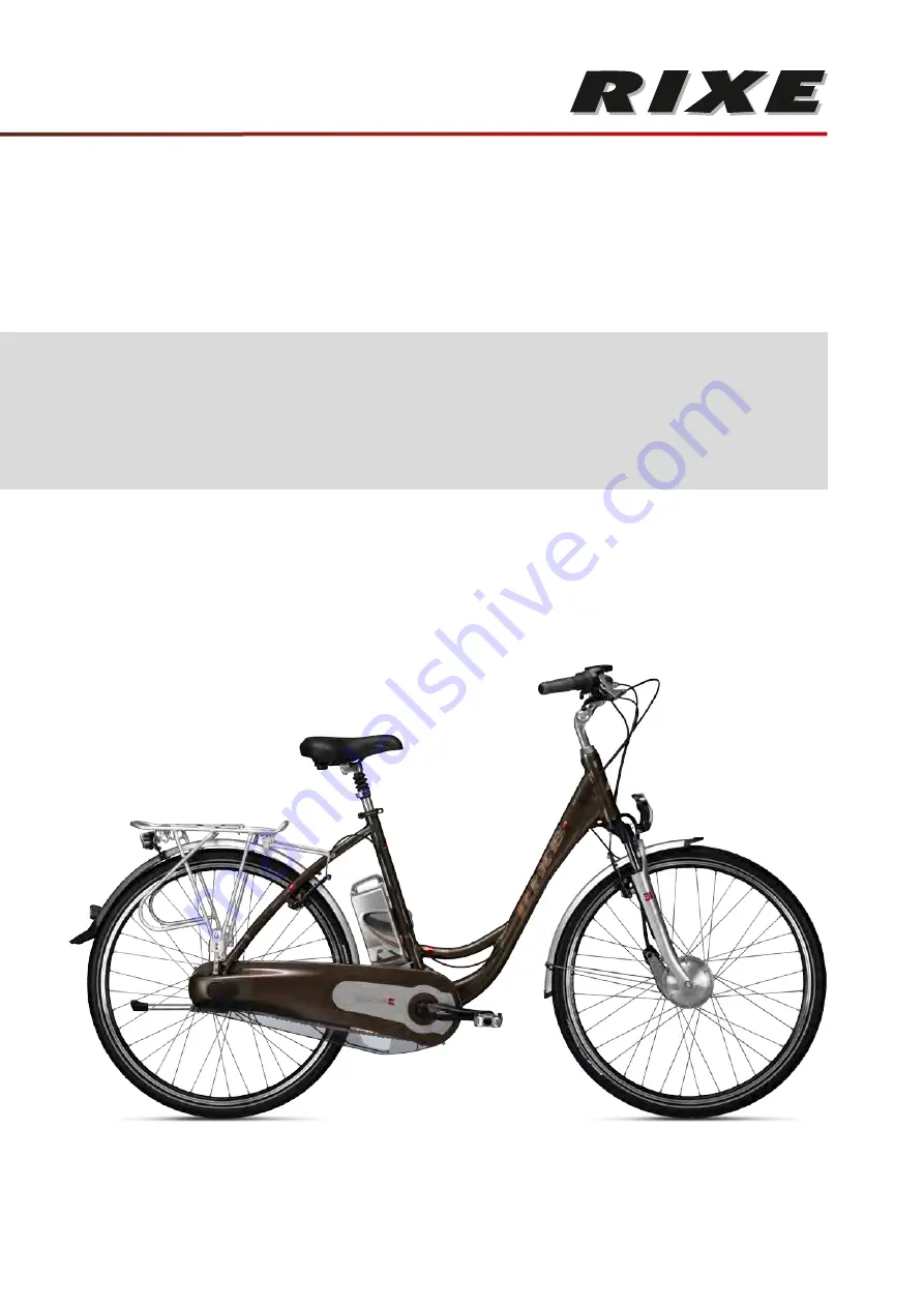 Rixe Derby Cycle Werke GmbH 2013 Скачать руководство пользователя страница 126