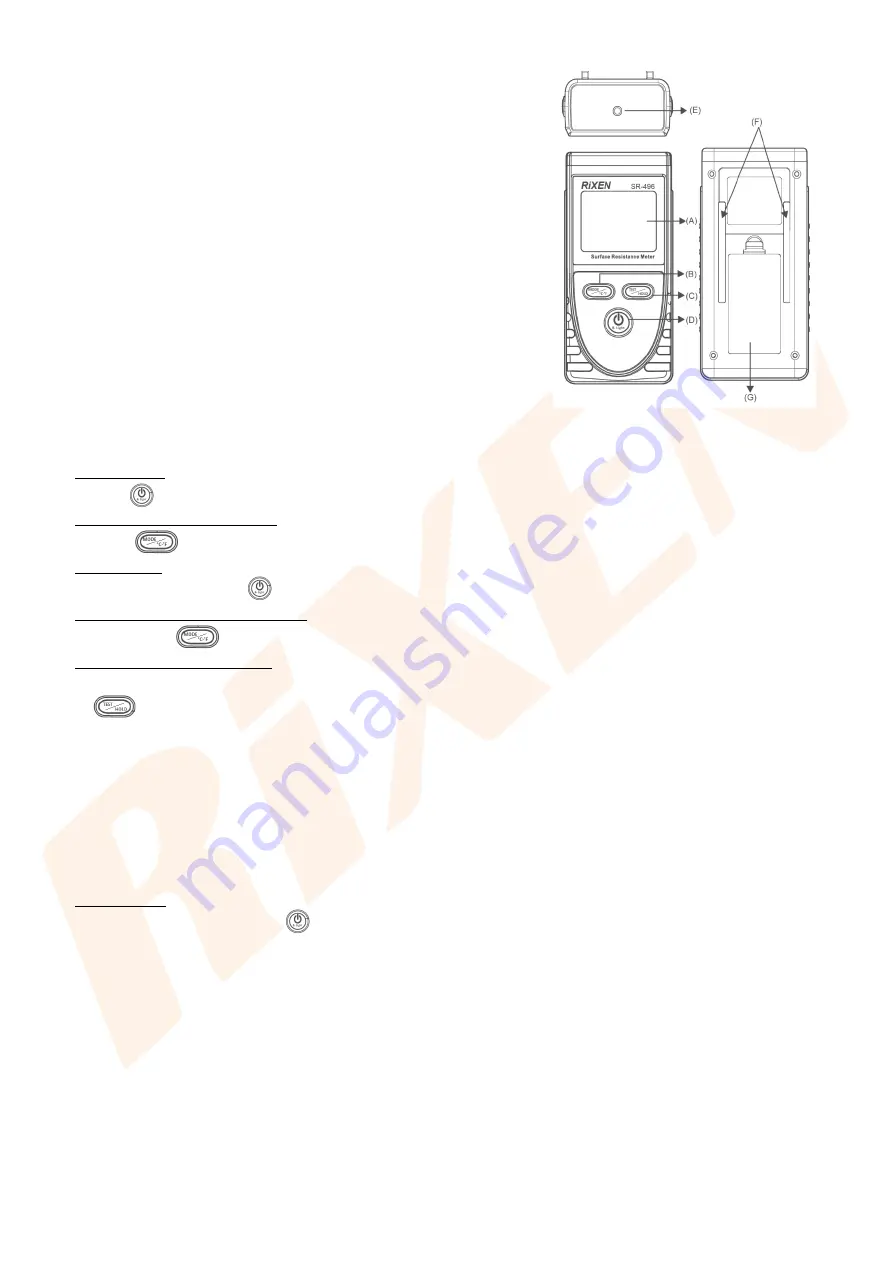 Rixen SR-496 Instruction Manual Download Page 2