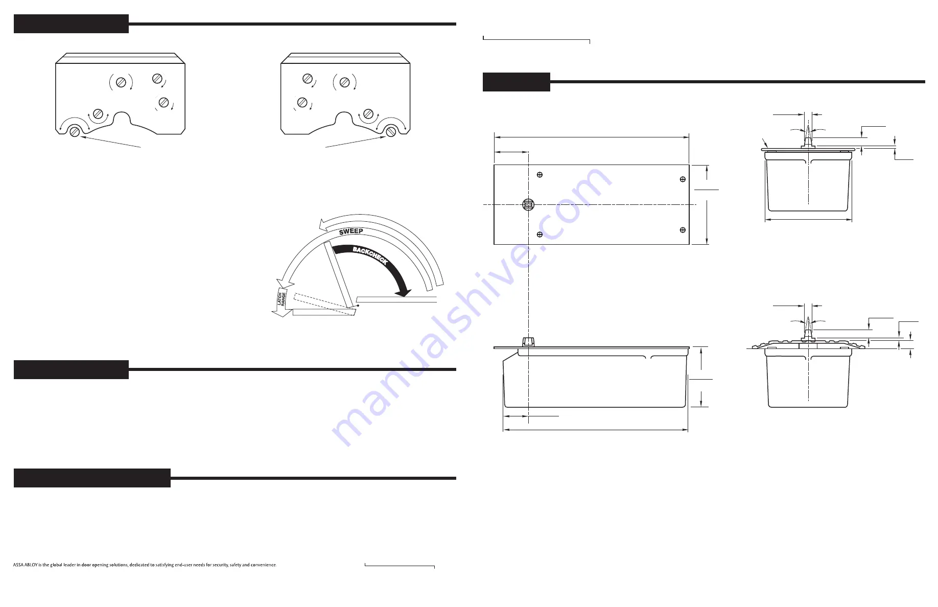 Rixson ASSA ABLOY 328 Installation Instructions Download Page 1