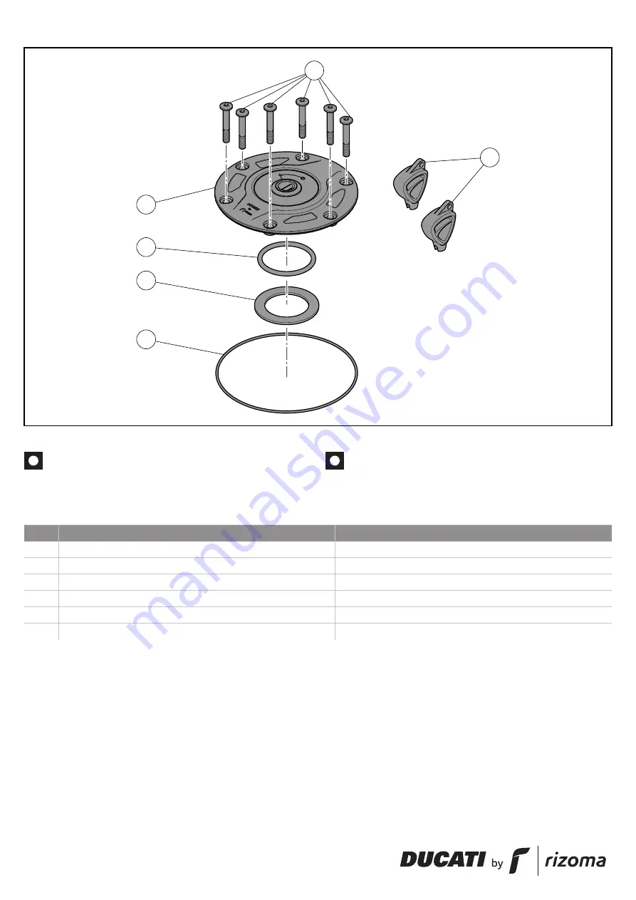 rizoma DUCATI 97780101AA Manual Download Page 22