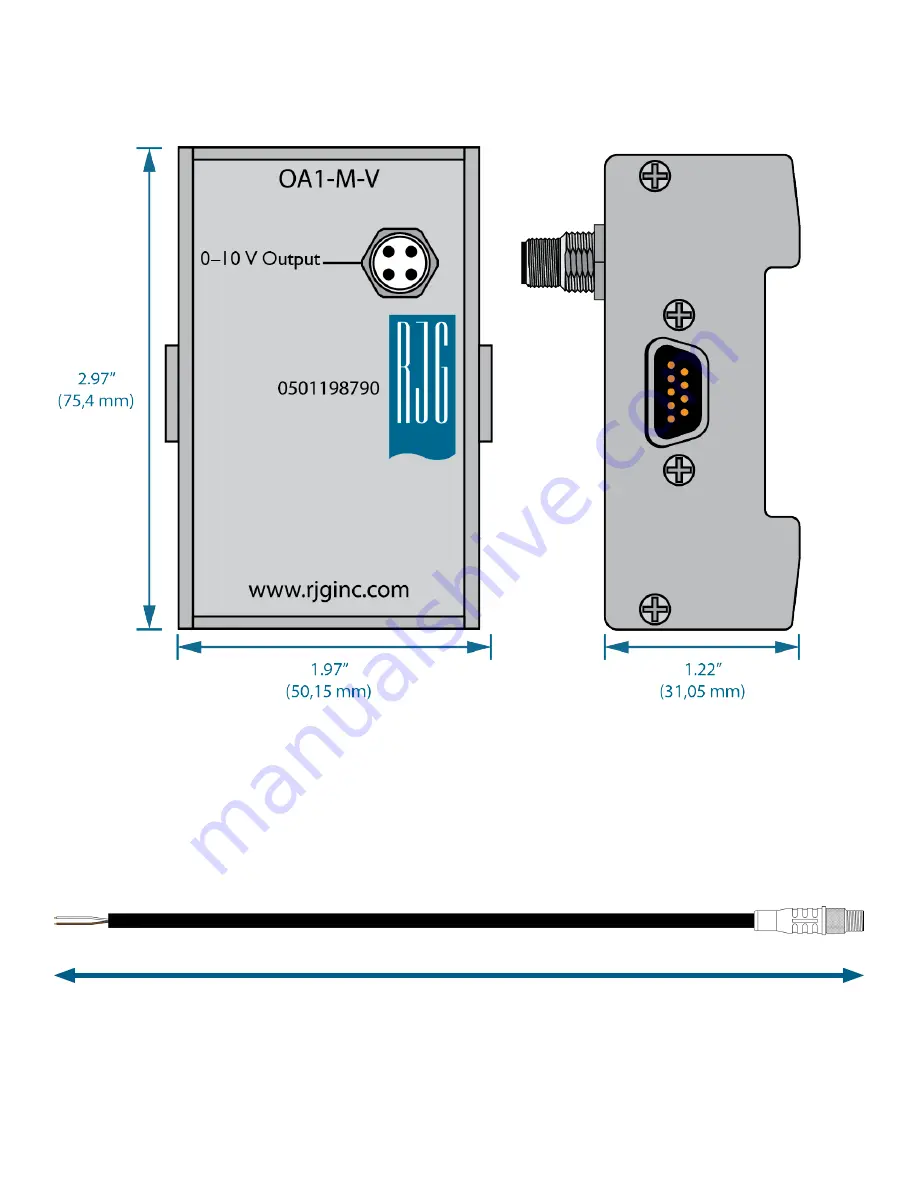 RJG Lynx OA1-M-V Product Manual Download Page 8