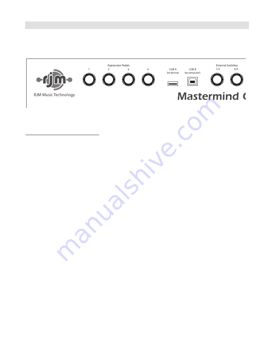 RJM Mastermind GT/10 User Manual Download Page 11