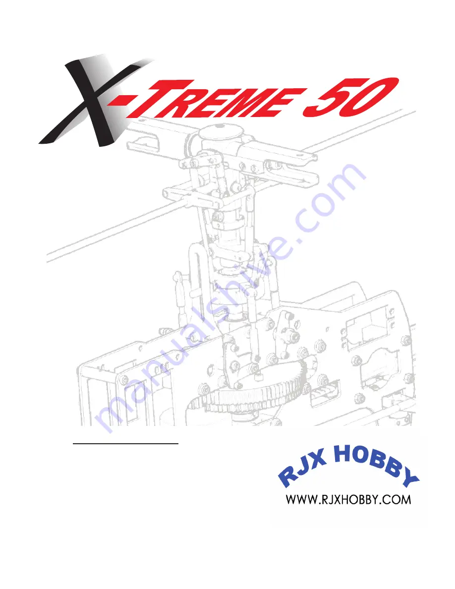 RJX Hobby X-TREME 50 Скачать руководство пользователя страница 1