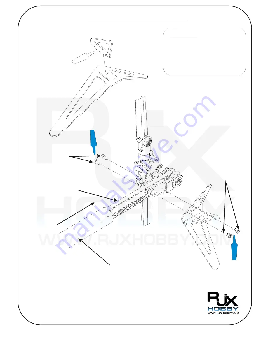 RJX Hobby X-Tron 500V2 FBL Assembly Manual Download Page 20