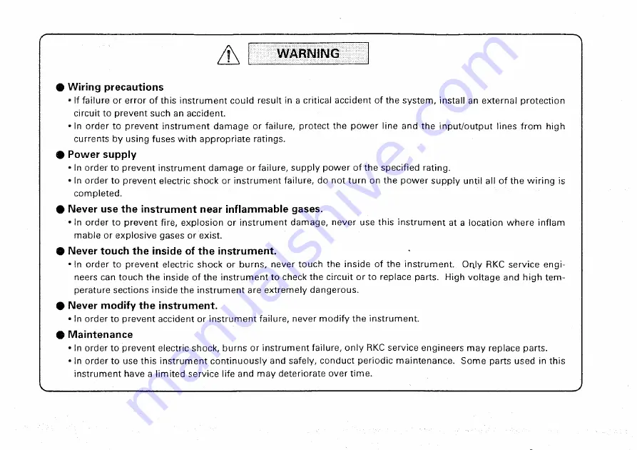 RKC INSTRUMENT REX-P48 Series Operation Manual Download Page 4