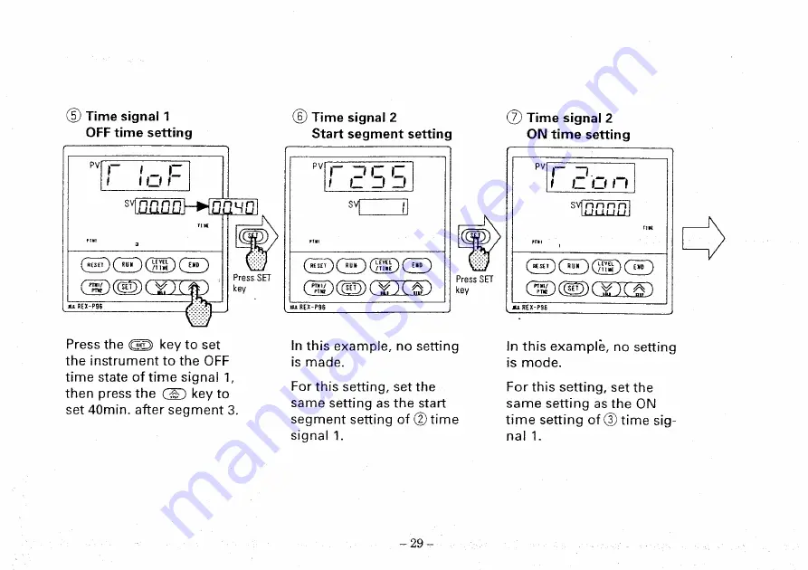 RKC INSTRUMENT REX-P48 Series Operation Manual Download Page 34