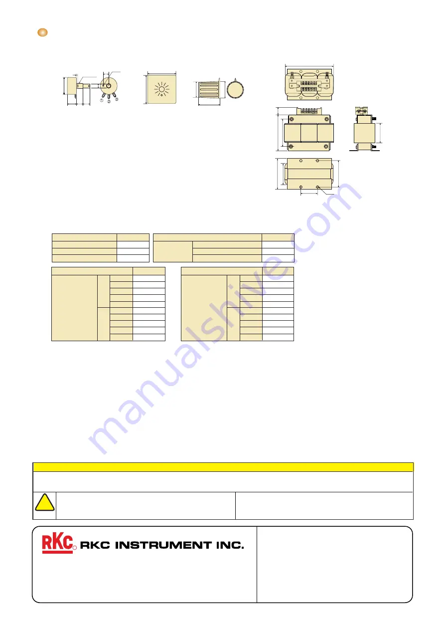 RKC INSTRUMENT THW-3 Series Quick Start Manual Download Page 8