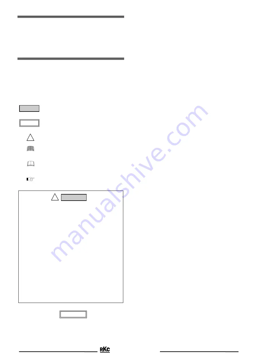 RKC INSTRUMENT V-TIO-A Instruction Manual Download Page 1