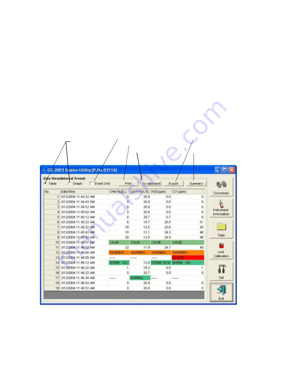 RKI Instruments GX-2003 Скачать руководство пользователя страница 128