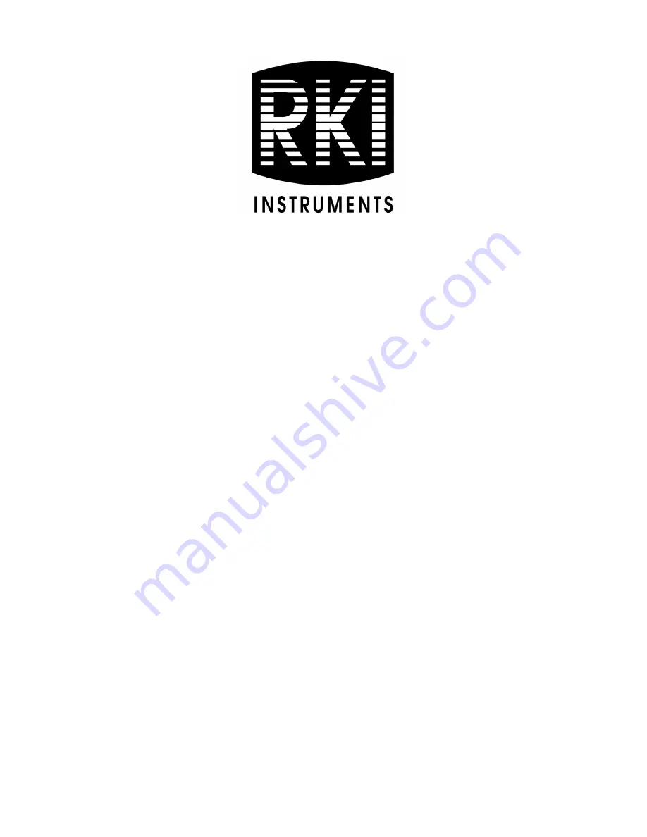 RKI Instruments T3A Operator'S Manual Download Page 1