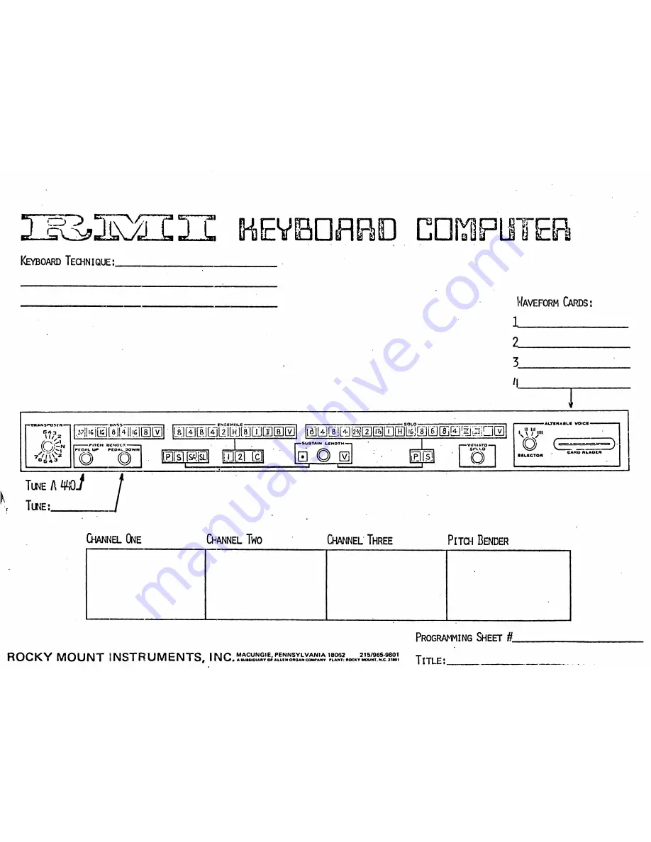 RMI KC-II Manual Download Page 193