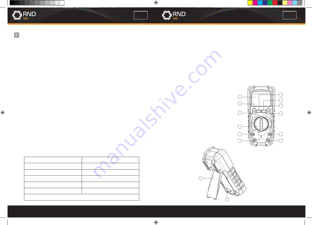 RND lab 355-00010 User Manual Download Page 3