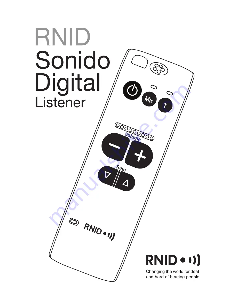 Rnid Sonido Digital Listener Manual Download Page 1