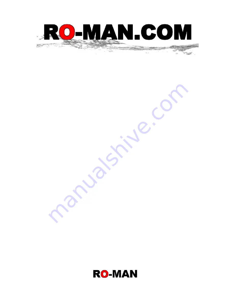 Ro-Man HMA 2000 Installation Manual Download Page 1