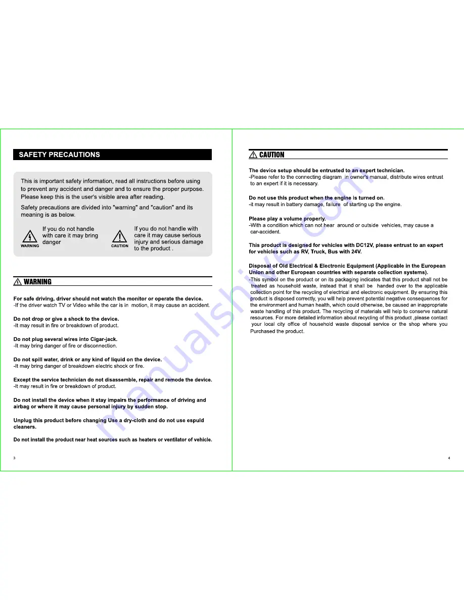 Roadmaster RM-MD111 Instruction Manual Download Page 3