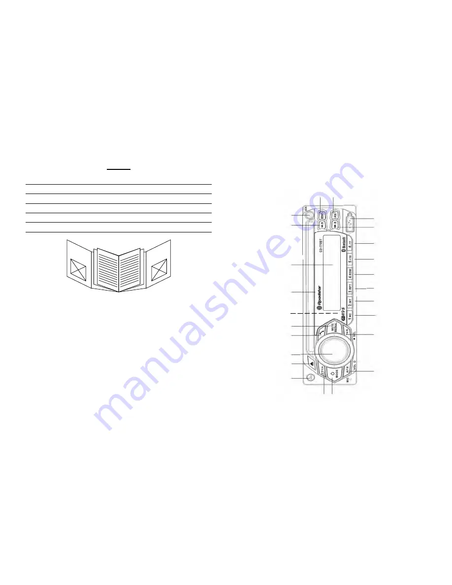 Roadstar CD-770BT Instruction Manual Download Page 2