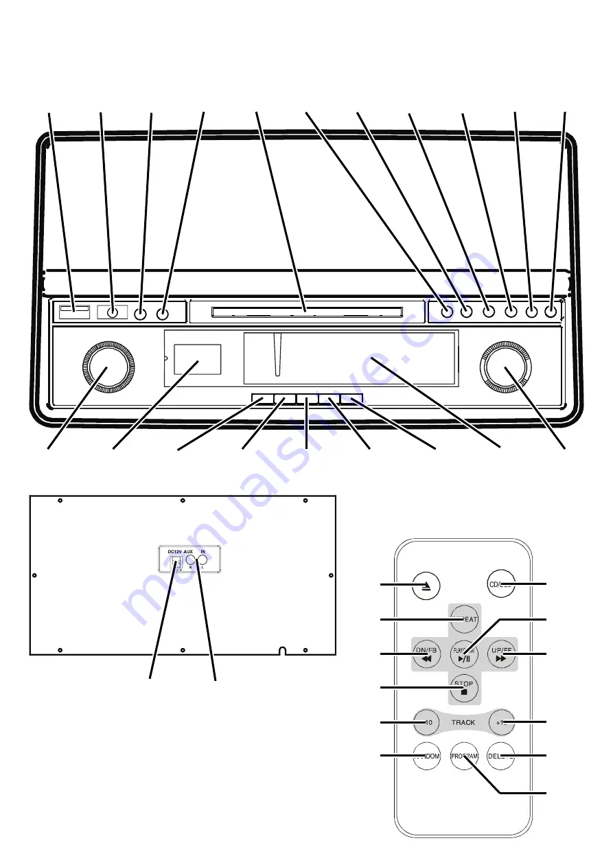 Roadstar HRA-1540UE/BT User Manual Download Page 3