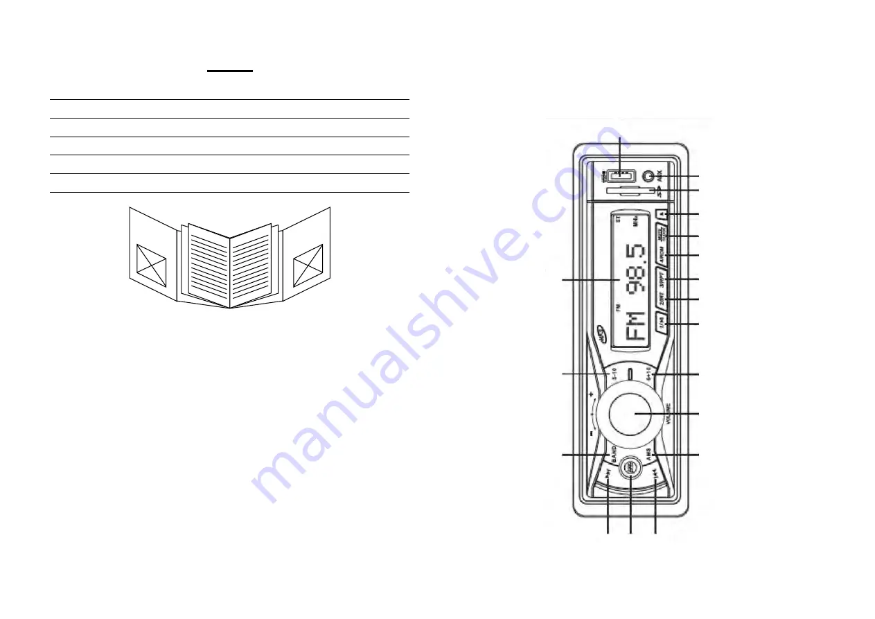 Roadstar RU-285BT Instruction Manual Download Page 2