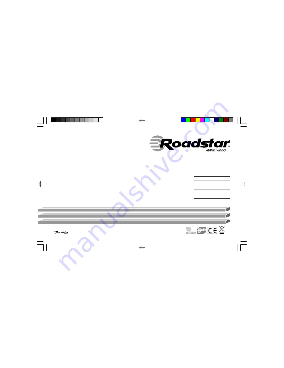 Roadstar TRA-800BT Скачать руководство пользователя страница 1