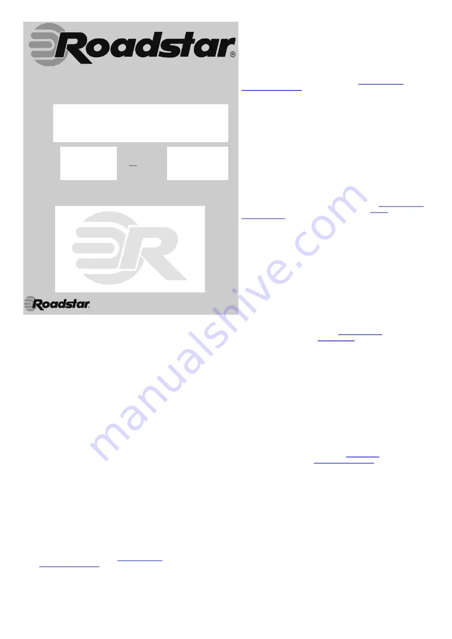 Roadstar TT-260SPK User Manual Download Page 31