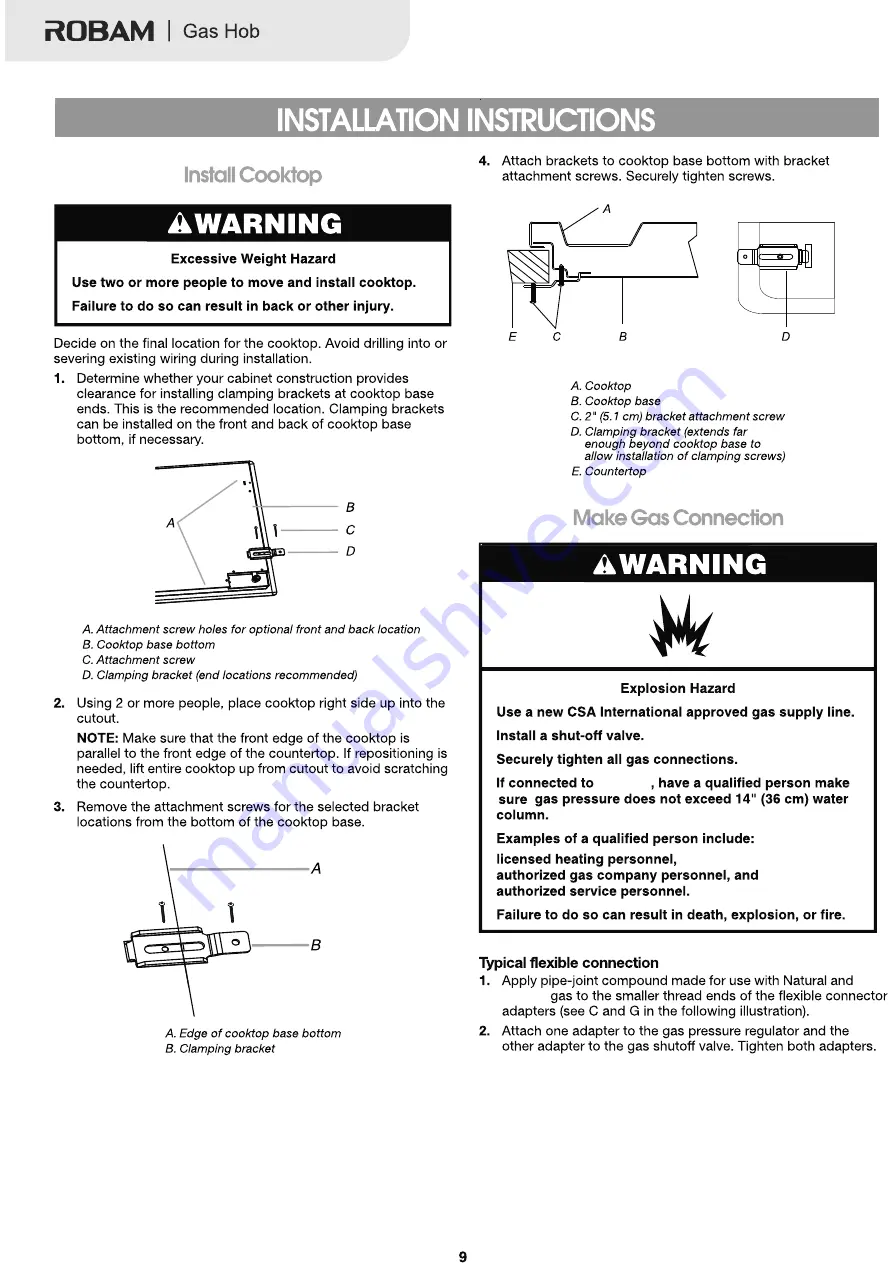 Robam JZ(Y/T)-G413 User Manual Download Page 10