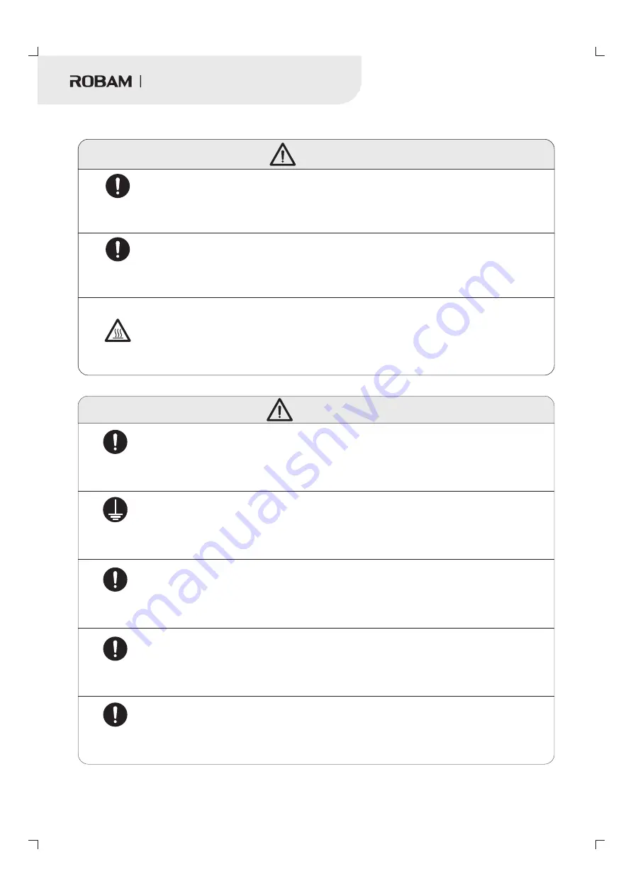 Robam KZQC-40-CQ751 User Manual Download Page 4