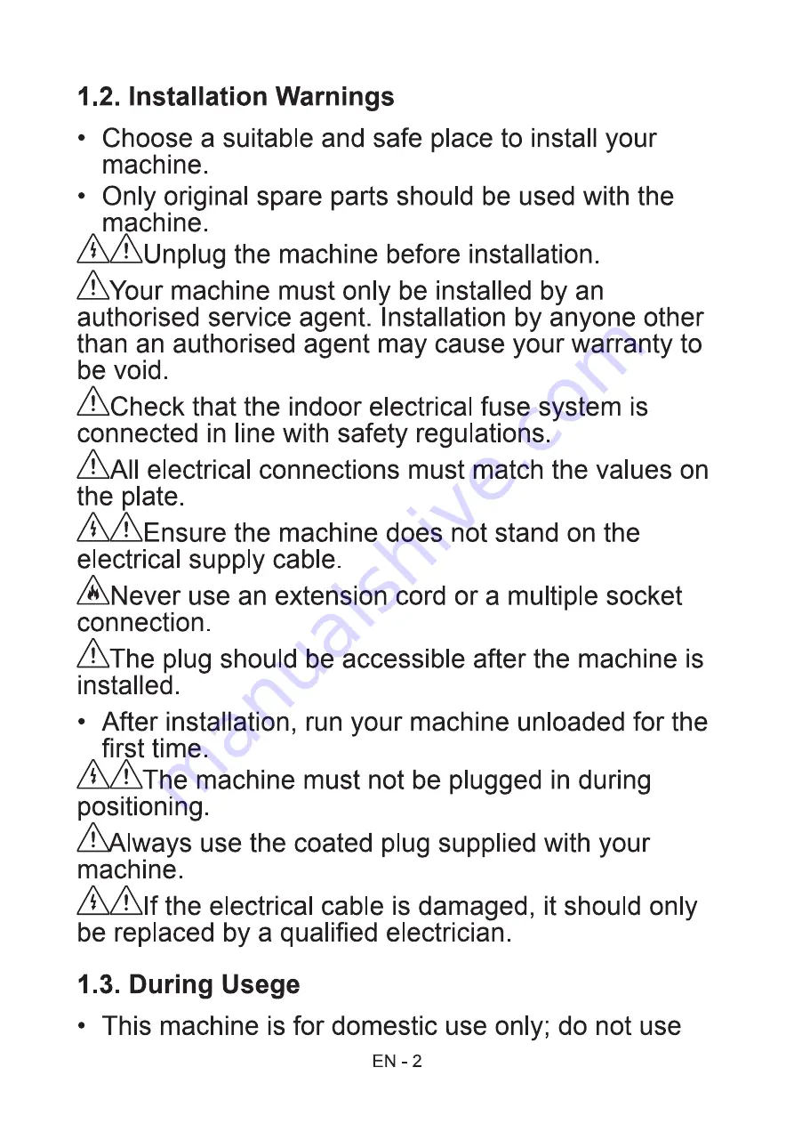 Robam WQP15-W651 B User Manual Download Page 5