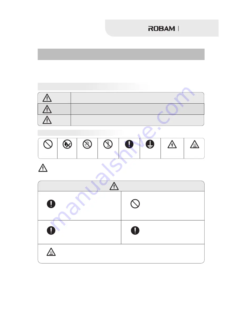 Robam ZQB400-S112 User Manual Download Page 3