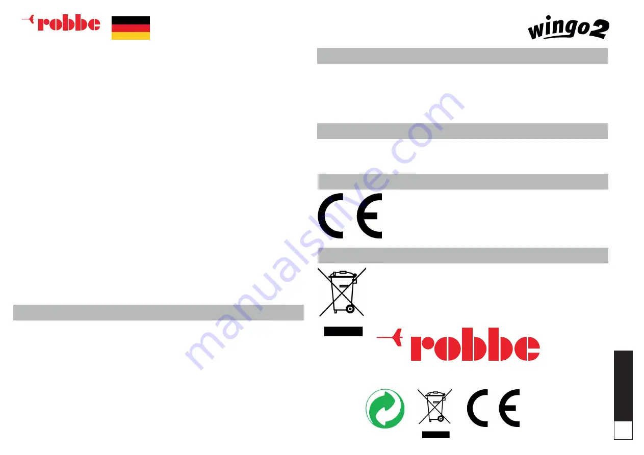 ROBBE 2656 Скачать руководство пользователя страница 3