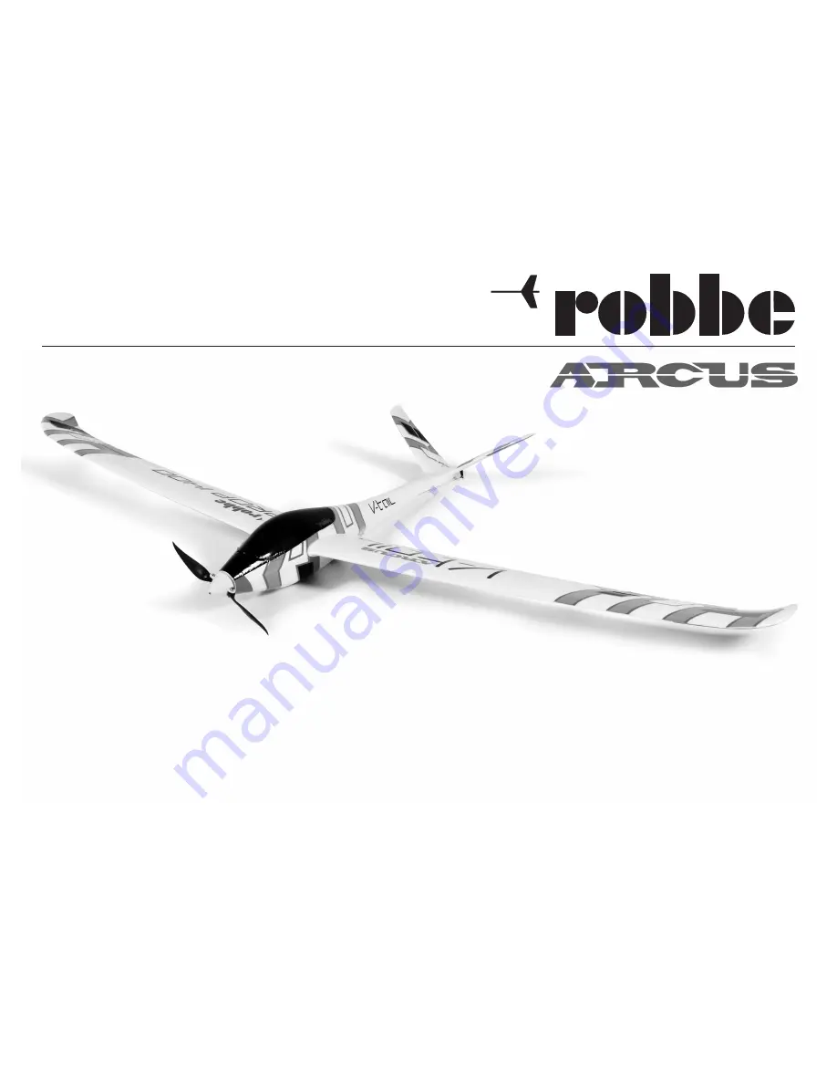 ROBBE Arcus V-Tail Prop 1400 ARF Building And Operating Instructions Download Page 1