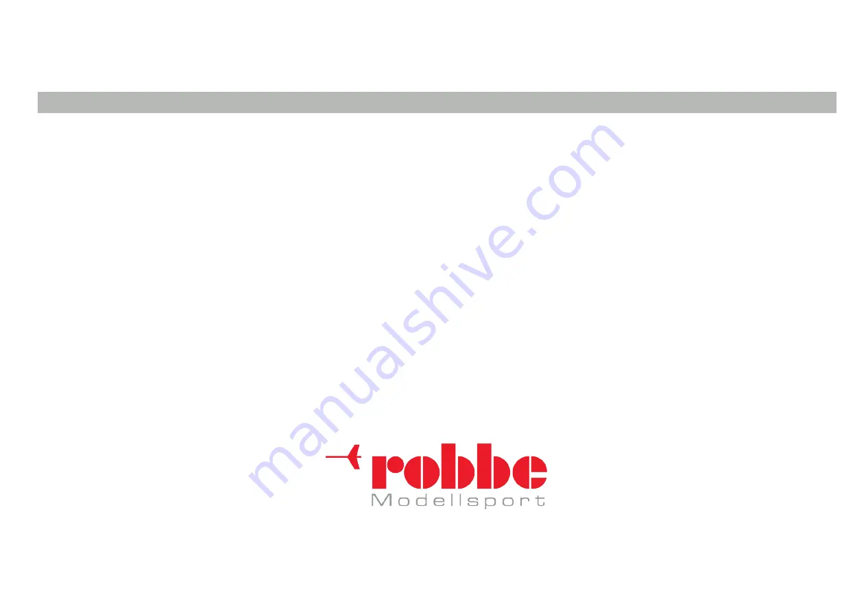 ROBBE Charter NXG Instruction And User'S Manual Download Page 16