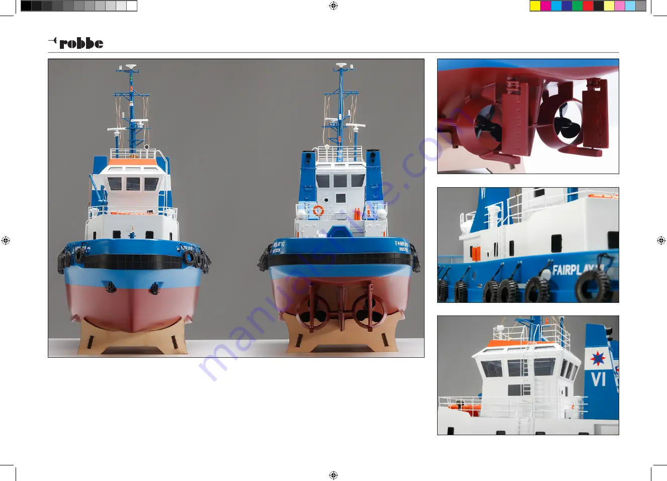 ROBBE harbour tug FAIRPLAY Installation Manual Download Page 13