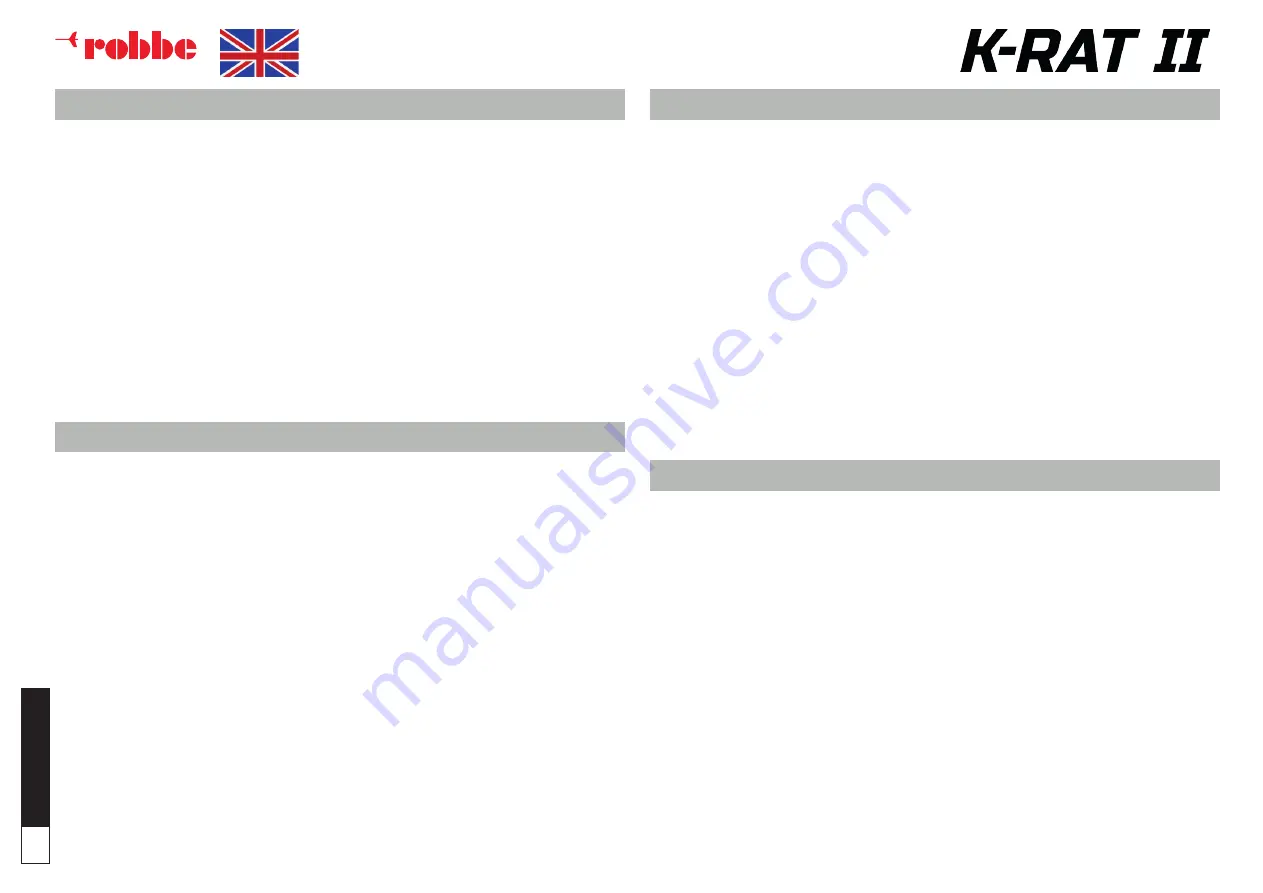 ROBBE K-RAT II Скачать руководство пользователя страница 8