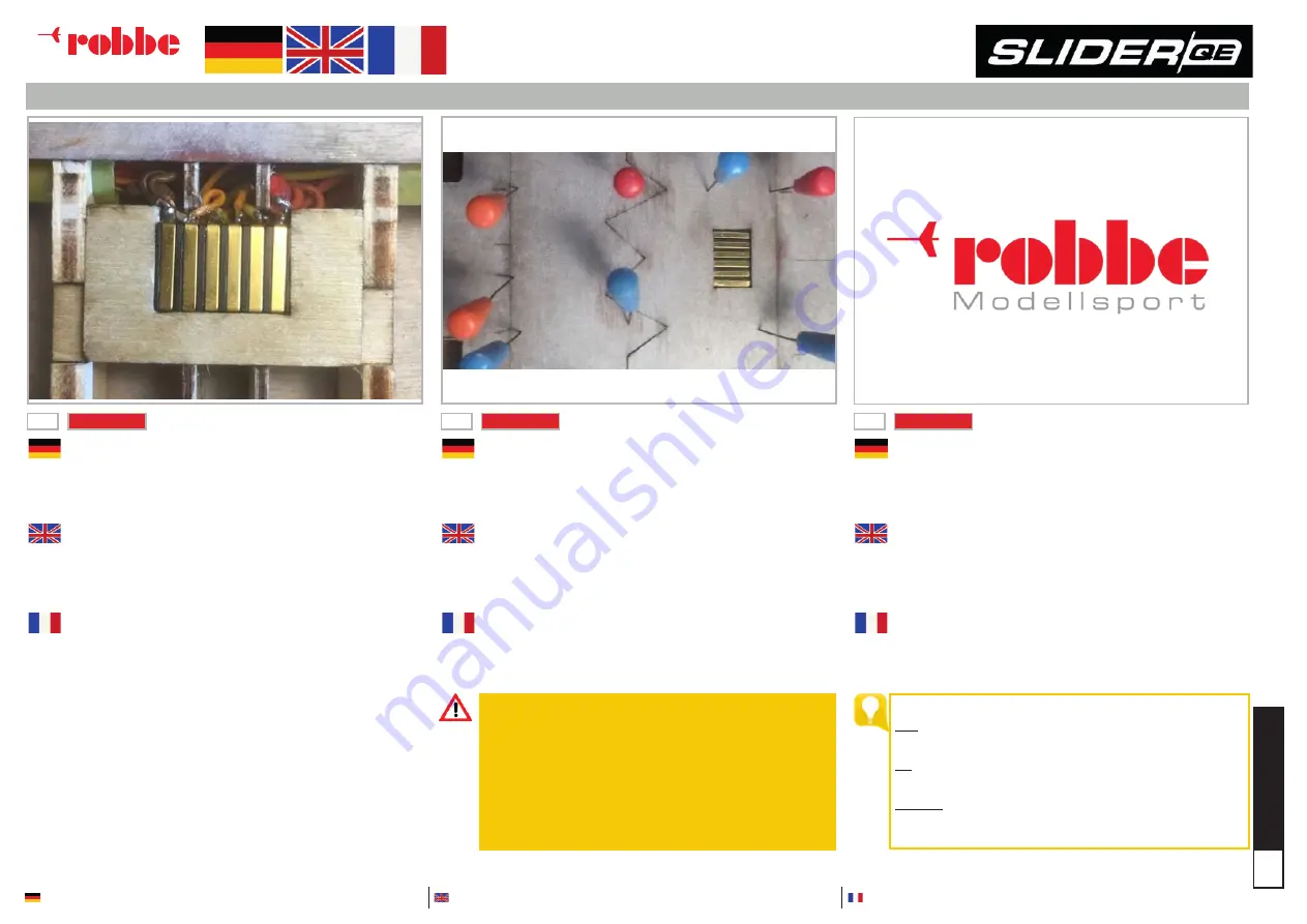 ROBBE SLIDER QE 2686 Instruction And User'S Manual Download Page 37