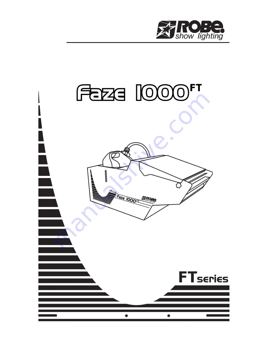 Robe Faze 1000 FT User Manual Download Page 1