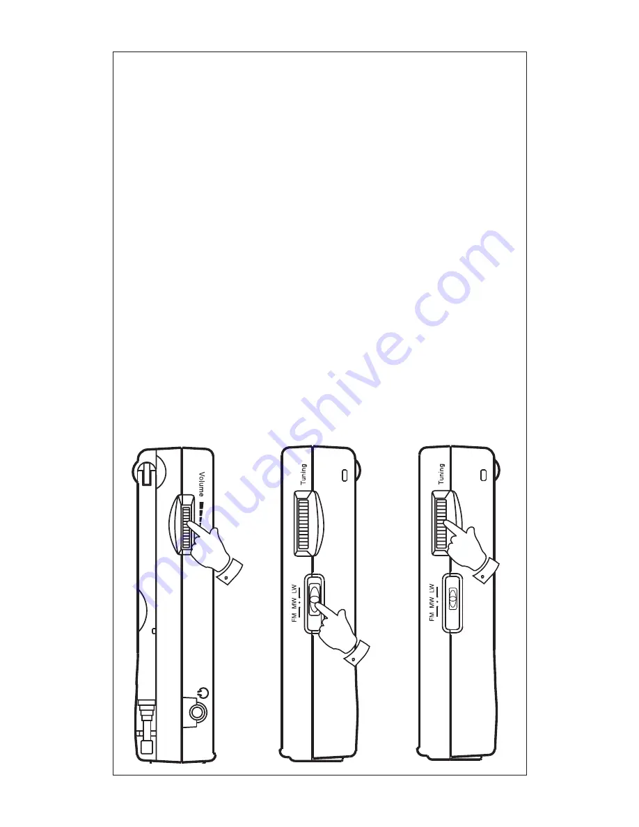 Roberts 3-band Battery Portable Radio R9924 Скачать руководство пользователя страница 5