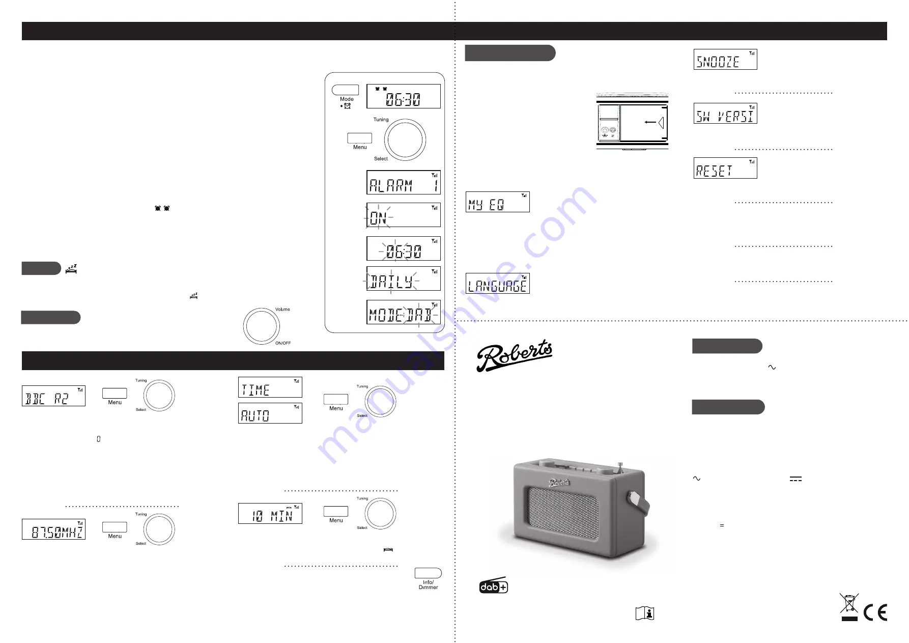 Roberts Revival UNO Quick Start Manual Download Page 2