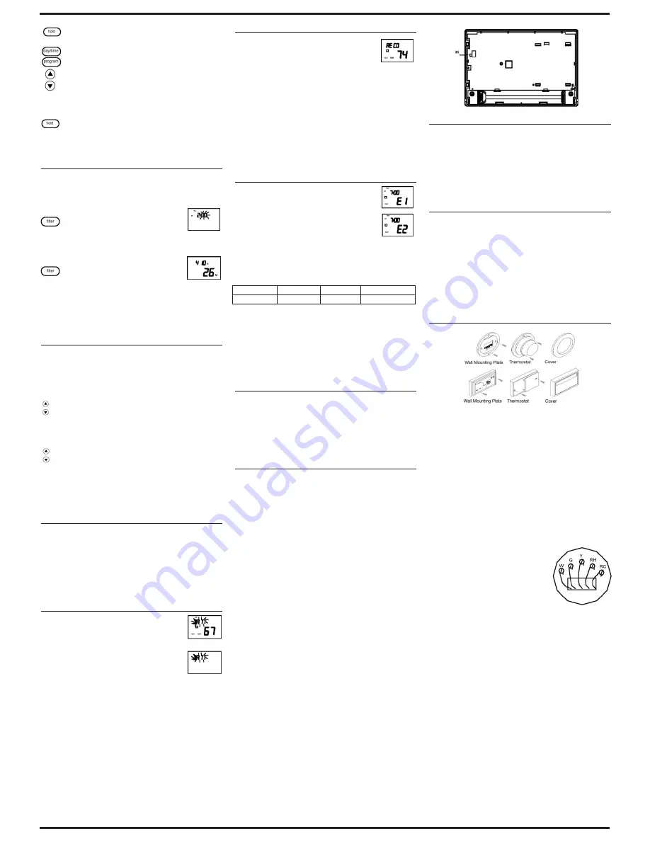 Robertshaw RS3110 SERIES Owner'S Manual Download Page 2