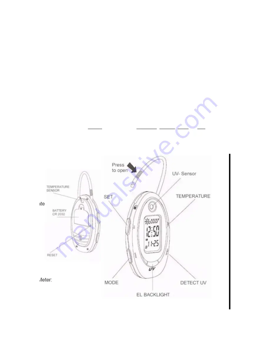 Robic UV-419 Скачать руководство пользователя страница 1