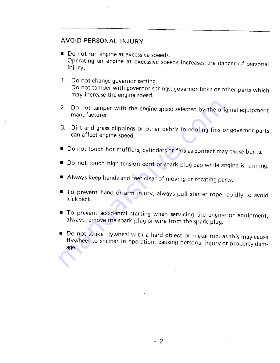 Robin EC13V Instructions For Use Manual Download Page 8