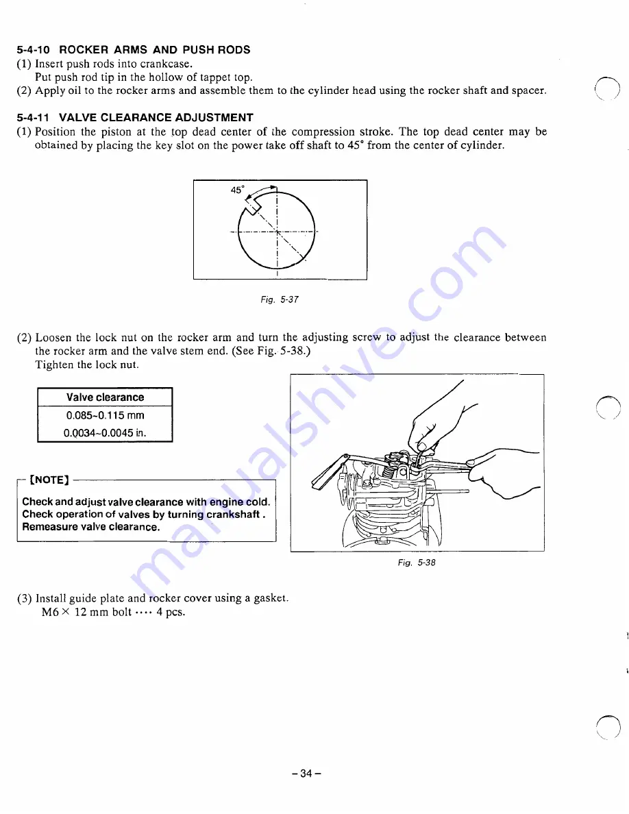 Robin EH18V OHV Service Manual Download Page 38