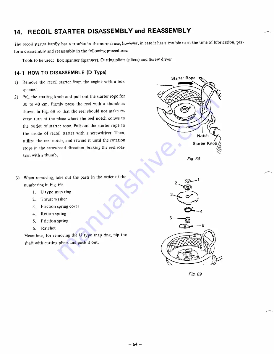 Robin EY15 Service Manual Download Page 58