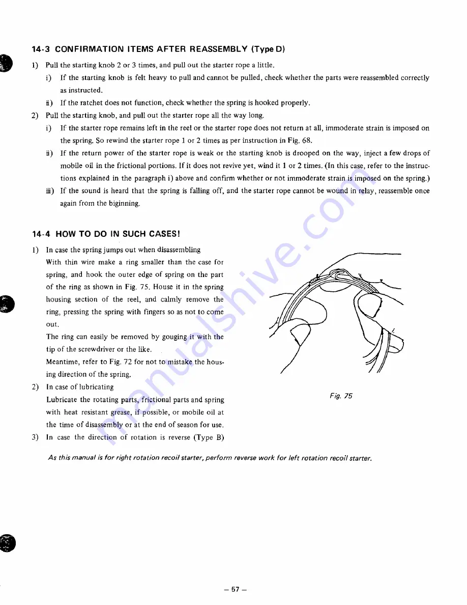 Robin EY15 Service Manual Download Page 61