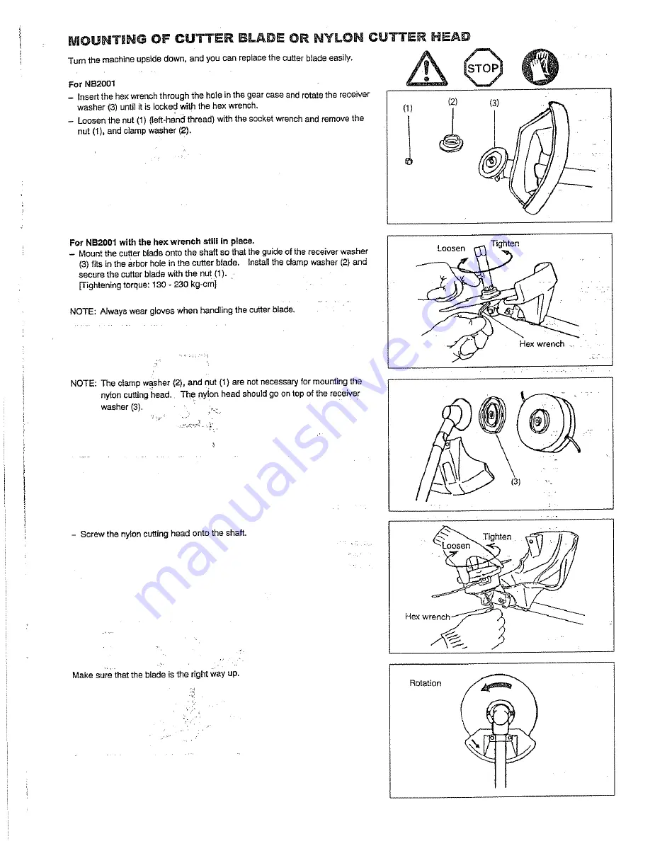 Robin NB2001 Instruction Manual Download Page 10