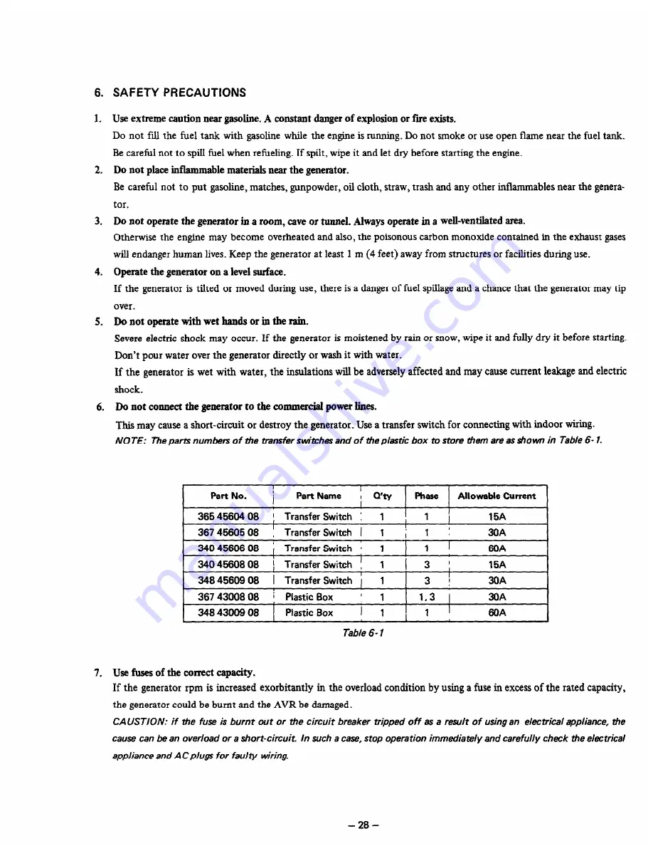 Robin RGX505 Service Manual Download Page 31