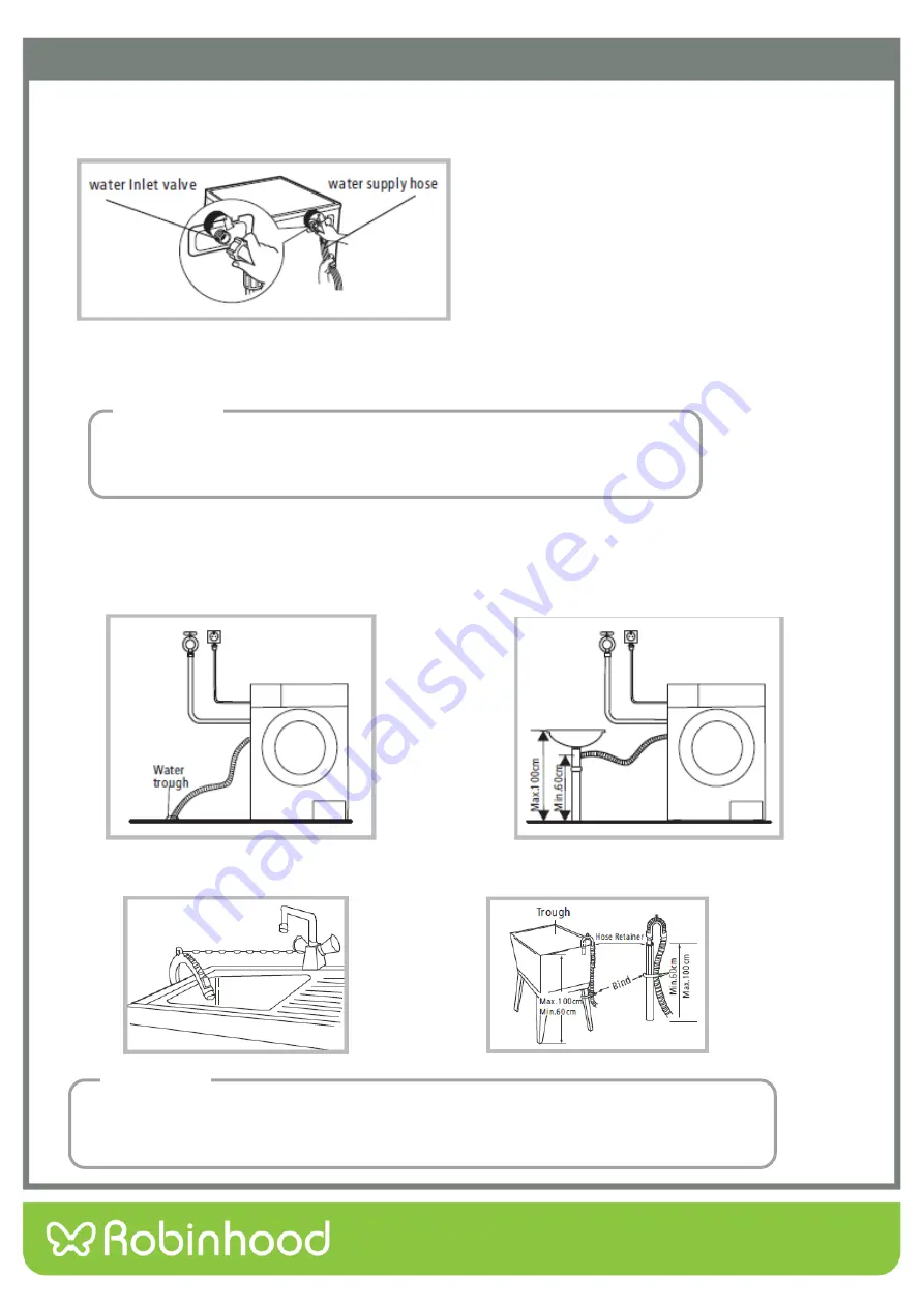 ROBINHOOD RHFL6W Installation And Operating Instructions Manual Download Page 8