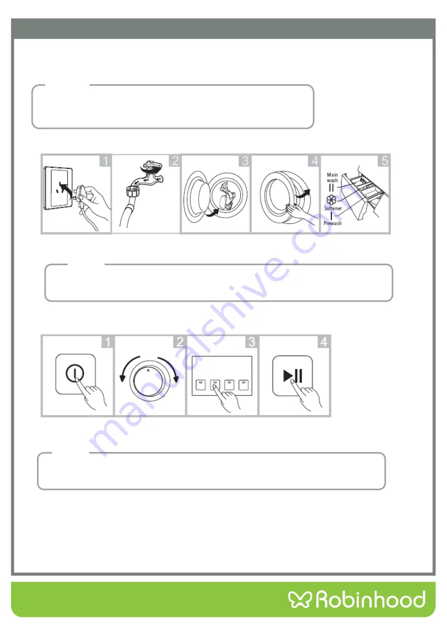 ROBINHOOD RHFL6W Installation And Operating Instructions Manual Download Page 9