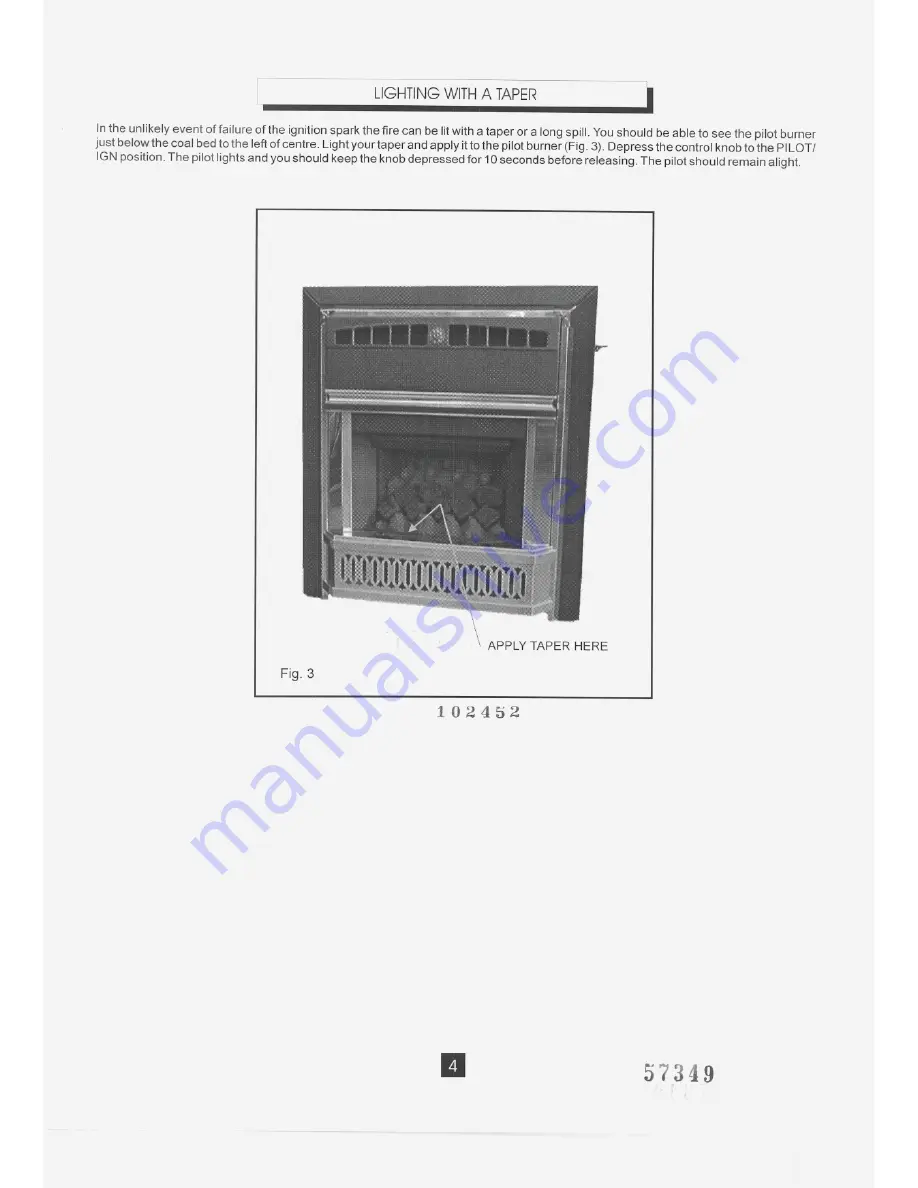 Robinson Willey ATHENA LF LPG User Operating Instructions Manual Download Page 4